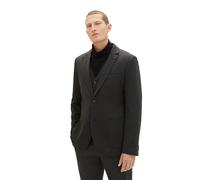 TOM TAILOR Herren Casual Sakko mit Reverskragen, Black Grey Melange, 52