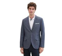 TOM TAILOR Herren Casual Sakko mit Reverskragen, blue melange structure, 56