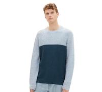 Tom Tailor NEP STRUCTURED XL Middle blue neps colorblock 34153 (838008) Blau XL