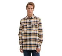 TOM TAILOR Herren Comfort Fit Hemd im Karomuster, 36639 - Navy Multi Check, S