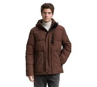 Tom Tailor Herren Cord Pufferjacke mit Abnehmbarer Kapuze