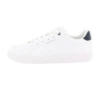 TOM TAILOR Herren | Erwachsene Sneaker Low-Top | Ignaz | 5380990002 | Weite G | Schnürung | Polyurethan (PU) | White (00002) | 46 EU