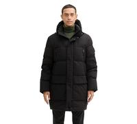 Tom Tailor Herren Gefütterte Winter-Parka mit Abnehmbarer Kapuze,29999 - Black, L