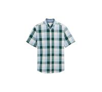 Tom Tailor - Kurzarmhemd mit Karomuster green blue big check - Gr. - XL