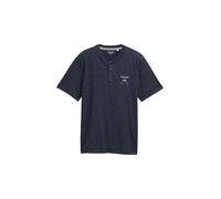 TOM TAILOR Herren Henley T-Shirt mit Streifen