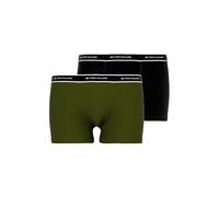TOM TAILOR Herren Boxershorts | 2 Stück (DE/NL/SE/PL, Alphanumerisch, XXL, Regular, Regular, Schwarz/Grün)