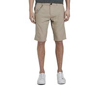 TOM TAILOR Herren Hosen & Chino Chino-Shorts mit Kordelanhänger Cashew Beige,33