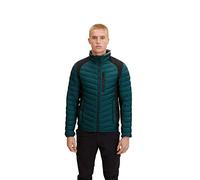 TOM TAILOR Herren Hybrid Steppjacke 1031475, 10834 - Deep Green Lake, L