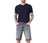TOM TAILOR Herren Jeans Bermuda Shorts mit Stretch 1035654, 10219 - Used mid Stone Grey Denim, 38