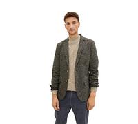 TOM TAILOR Herren Jersey Sakko 1032455, 30453 - Black Modern Houndstooth, 48