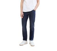 TOM TAILOR Herren Josh Regular Slim Jeans mit Stretch, Used Mid Stone Blue Denim, 36/34