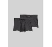 Boxershorts TOM TAILOR "Alaska", Herren, Gr. 6L, schwarz (schwarz, dunkel, streifen), Single Jersey, Obermaterial: 81% Polyamid, 13% Elasthan, 6% Polyester, gestreift, bequem, Unterhosen, bequem, weic