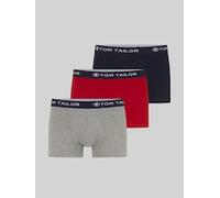 TOM TAILOR Herren Pants rot melange 3er Pack S