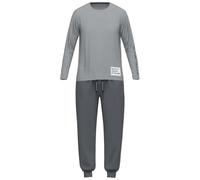TOM TAILOR Herren Langarm Pyjama 71407, 2tlg., Grau, 54/XL