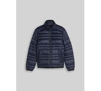 TOM TAILOR Herren Lightweight Steppjacke mit Stehkragen, blau, Uni, Gr. S