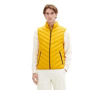 TOM TAILOR Herren Lightweight Steppweste mit Stehkragen aus recyceltem Polyester
