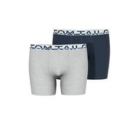 TOM TAILOR Herren Long Pants Boxershorts Kentucky | 2er Pack (DE/NL/SE/PL, Alphanumerisch, L, Regular, Regular, Navy/Grau)