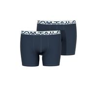 TOM TAILOR - Mittellange Boxershorts im 2er-Pack blue-dark-solid 8