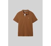 Tom Tailor Regular Fit Poloshirt aus Baumwoll-Viskose-Mix in Khaki, Größe XXL