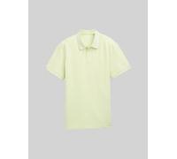 TOM TAILOR Herren Piqué Poloshirt mit Stretch, grün, Uni, Gr. L
