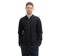 TOM TAILOR Herren Piqué Sakko in Bomber-Style, 10668 - Sky Captain Blue, M