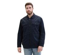TOM TAILOR Herren Plussize Casual Blouson Übergangsjacke aus Baumwolle, 10668 - Sky Captain Blue, 2XL