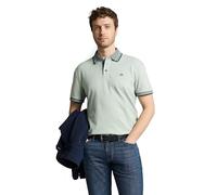 Tom Tailor Poloshirt 1050778 Regular Fit 95% Baumwolle 5% Elasthan Kontrastkragen Grün Damen XL
