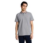 Poloshirt TOM TAILOR, Damen, Gr. L, navy weiß two tone pique, Single Jersey, Obermaterial: 98% Baumwolle, 2% Elasthan, kontrastfarbene Details, unifarben, regular fit normal, ohne Ausschnitt, kontrast