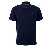 TOM TAILOR Herren Poloshirt, Knopfleiste - Basic Polo With Contrast, Regular Fit, Baumwolle XXXL Blau
