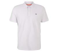 TOM TAILOR Herren Poloshirt, Knopfleiste - Basic Polo With Contrast, Regular Fit, Baumwolle XXXL Weiß