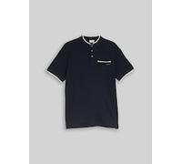 Tom Tailor - Poloshirt mit Brusttasche sky captain blue ottoman - Gr. - XXL