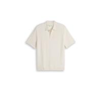 Tom Tailor STRUCTURED KNIT POLO XL 1051022-10348 Gardenia White (935095) Weiß XL