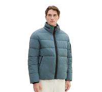 Steppjacke TOM TAILOR Gr. XXL, grau (dusty dark) Herren Jacken Steppjacken mit Kapuze im Kragen (47880421-XXL)