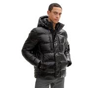 TOM TAILOR - Pufferjacke mit abnehmbarer Kapuze shiny black XXL