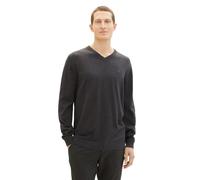 TOM TAILOR Herren Pullover Basic V-Neck - Relaxed Fit S M L XL XXL 3XL Blau Grau