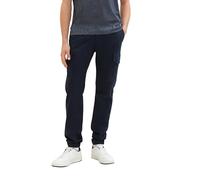 TOM TAILOR Herren Regular Fit Cargo Hose mit Stretch, sky captain blue, L
