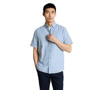 TOM TAILOR Herren Regular Fit Hemd mit Leinen