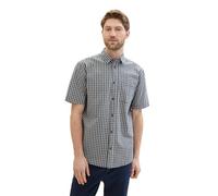 Tom Tailor - Kariertes Kurzarmhemd navy multicoloured small check - Gr. - L