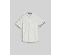Tom Tailor Herren Hemd STRUCTURED Gardenia White-Dot Struktur Weiß 3XL