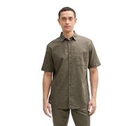 TOM TAILOR Herren 1045098 Hemd, 32097-Smokey Olive Green, M