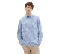 Tom Tailor COMFORT COTTON LINEN XXL Mid Blue Stripe 34724 (850586) Mehrfarbig XXL