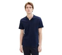 TOM TAILOR Herren Resort Basic Poloshirt mit Struktur, 10668 - Sky Captain Blue, L