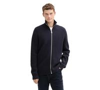 TOM TAILOR Herren RIPP Strickjacke mit Reißverschluss, 10668 - Sky Captain Blue, XXL