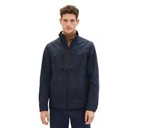 TOM TAILOR Herren Ripstop Fieldjacke mit Reißverschluss-Taschen, 10668 - Sky Captain Blue, XXXL