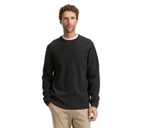 Tom Tailor Herren Strickpullover Rundhals 100% Baumwolle Regular Fit real teal navy twotone XXL