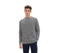 Tom Tailor Herren Rundhals Pullover TWOTONE KNIT - Relaxed Fit