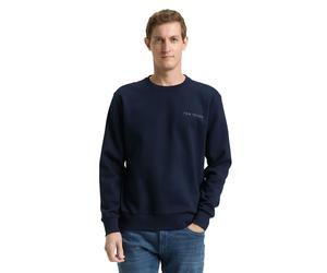 Tom Tailor Herren Rundhals Sweatshirt PRINTED CREW NECK - Regular Fit