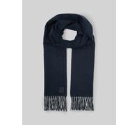 TOM TAILOR Herren Schal mit Fransen, blau, Meliert, Gr. ONESIZE