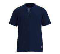 Shorty TOM TAILOR, Herren, Gr. 54, blau, mittel, karo, Single Jersey, Obermaterial: 100% Baumwolle, Homewear-Sets Shorty (88187304-54) blau, mittel, karo