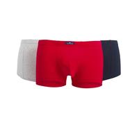 TOM TAILOR Hip Pants 3er Pack melange-red-navy - S